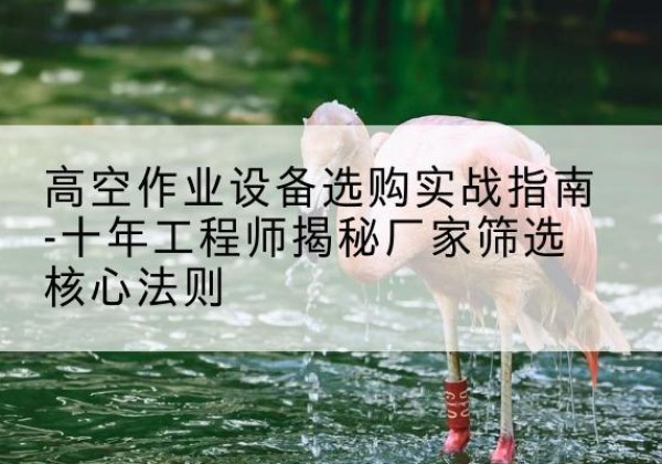 霍山剪叉式升降机厂家-高空作业设备选购实战指南-十年工程师揭秘厂家筛选核心法则